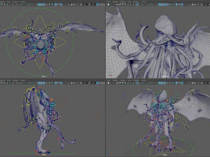 Cthulhu manipulado Modelo 3D