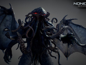 cthulhu rigged 3D 모델