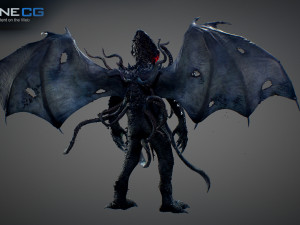 cthulhu rigged 3D 모델