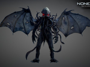 cthulhu rigged 3D 모델