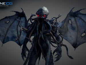 cthulhu rigged 3D 모델