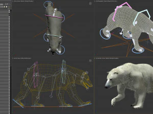 Pacchetto Orsi animati Modello 3D