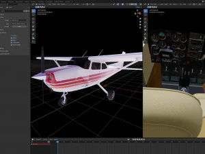 Aereo Cessna Modello 3D