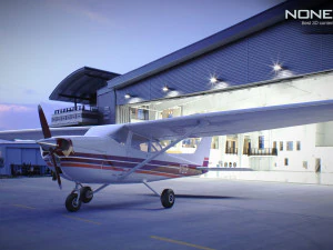 Aereo Cessna Modello 3D