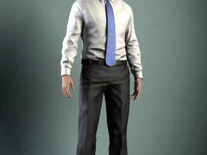 Adult Male Brian 3D Model