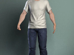 Adult Male Brian 3D Model