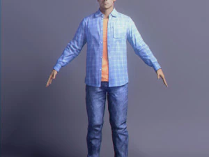 Adult Male Tom 3D Model
