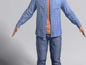 Adult Male Tom 3D Model