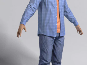 Adult Male Tom 3D Model