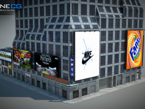 7th Avenue 750 Building Modello 3D