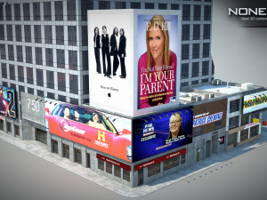 7th Avenue 750 Building Modello 3D