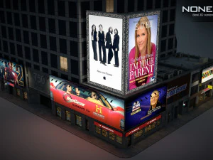 7th Avenue 750 Building 3D Model