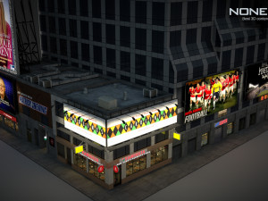7th Avenue 750 Building Modello 3D