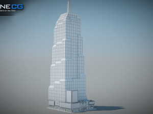 7th Avenue 750 Building Modello 3D