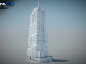7th Avenue 750 Building 3D Model