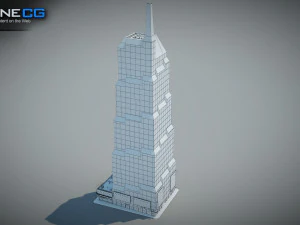 7th Avenue 750 Building 3D Model