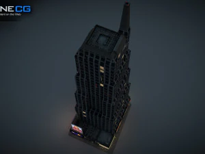 7th Avenue 750 Building 3D Model