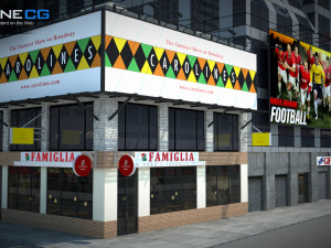 7th Avenue 750 Building Modello 3D