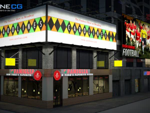 7th Avenue 750 Building 3D Model