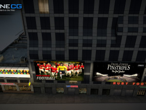 7th Avenue 750 Building Modello 3D