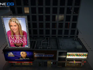 7th Avenue 750 Building 3D Model