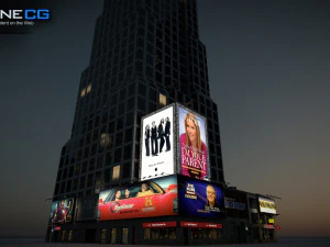 7th Avenue 750 Building 3D Model