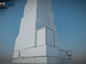 7th Avenue 750 Building Modello 3D