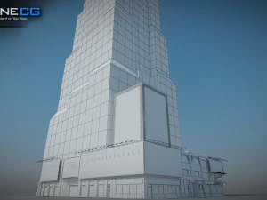 7th Avenue 750 Building 3D Model