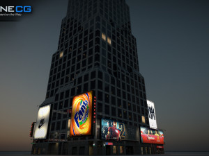 7th Avenue 750 Building Modello 3D