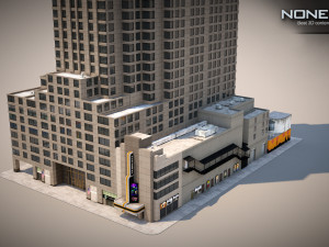 1685 Broadway Theater Building 3Dモデル