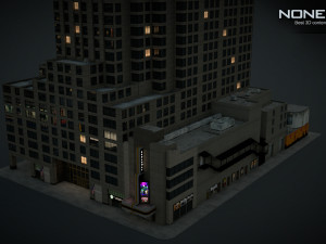 1685 Broadway Theater Building 3Dモデル