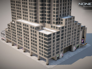 1685 Broadway Theater Building 3Dモデル