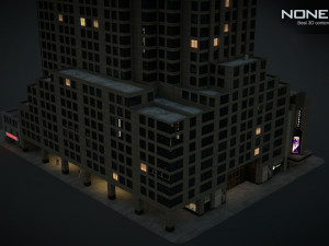1685 Broadway Theater Building 3Dモデル