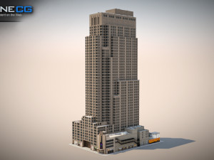 1685 Broadway Theater Building 3Dモデル