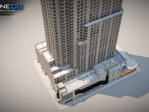 1685 Broadway Theater Building 3Dモデル