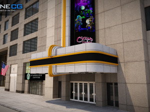 1685 Broadway Theater Building 3Dモデル