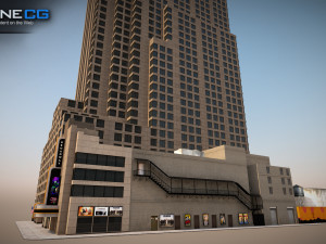 1685 Broadway Theater Building 3Dモデル
