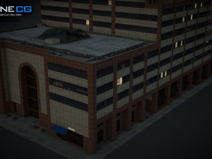 AXA Equitable Center Building 3D Модель