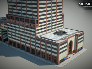 AXA Equitable Center Building 3D Модель