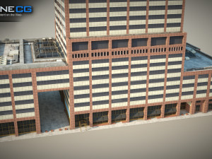 AXA Equitable Center Building 3D Модель
