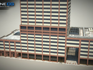 AXA Equitable Center Building 3D Модель
