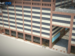 AXA Equitable Center Building 3D Модель