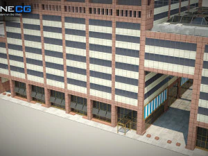 AXAエクイタブルセンタービル 3Dモデル