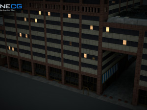 AXA Equitable Center Building 3D Модель