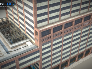 AXA Equitable Center Building 3D Модель