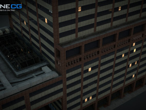 AXA Equitable Center Building 3D Модель