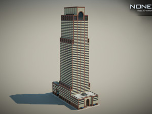 AXA Equitable Center Building 3D Модель