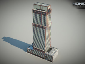AXA Equitable Center Building 3D Модель