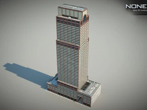 AXAエクイタブルセンタービル 3Dモデル