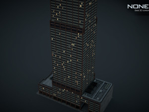 AXA Equitable Center Building 3D Модель